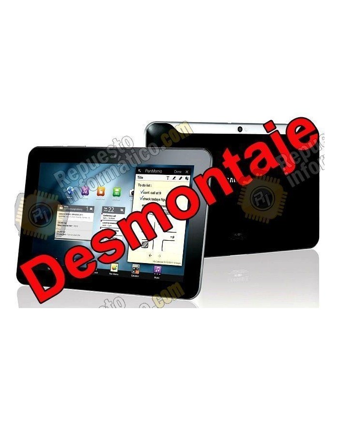 Pantalla (lcd+tactil+marco) Galaxy Tab 3, P5200, P5210 (NEGRA) (DESMONTAJE)