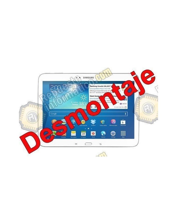 Pantalla (lcd+tactil+marco) Galaxy Tab 3, P5200, P5210 (BLANCO) (DESMONTAJE)