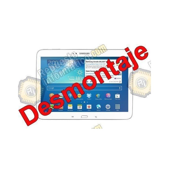 Pantalla (lcd+tactil+marco) Galaxy Tab 3, P5200, P5210 (BLANCO) (DESMONTAJE)