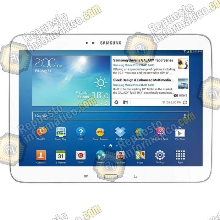 Pantalla Blanca (Lcd + Táctil + Marco) Galaxy Tab 3 10.1 (P5200/P5210) - Directo de Fabrica
