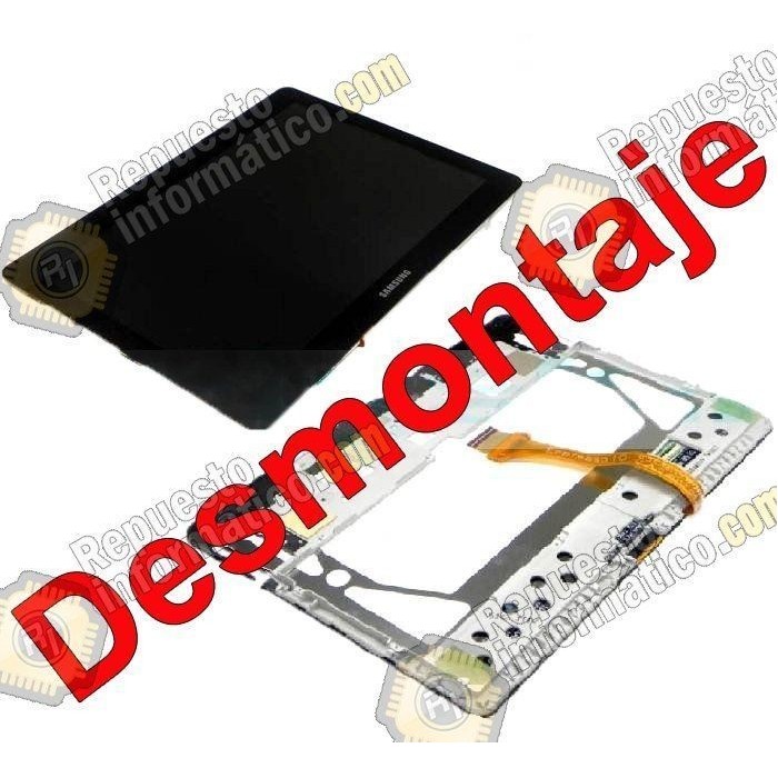 Pantalla (LCD+Tactil+MARCo) GALAXY TAB 2 P5100 (NEGRO) (DESMONTAJE)