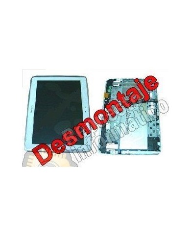 Pantalla (lcd+tactil+marco) Galaxy Note 10.1 N8000 (BLANCO) (DESMONTAJE)
