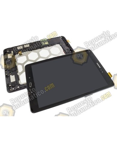 Pantalla (Lcd+Tactil) negra Galaxy Tab A (9.7'') (T550) (S/marco)