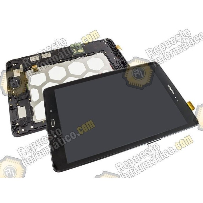 Pantalla (Lcd+Tactil) negra Galaxy Tab A (9.7'') (T550) (S/marco)
