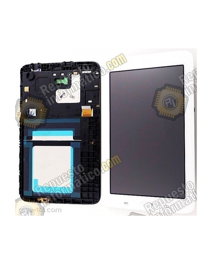 Pantalla Blanca (Lcd + Táctil + Marco) Galaxy Tab 3 Lite (T111) - Directo de Fabrica