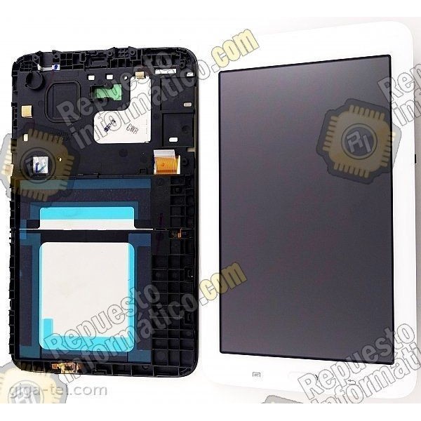 Pantalla Blanca (Lcd + Táctil + Marco) Galaxy Tab 3 Lite (T111) - Directo de Fabrica