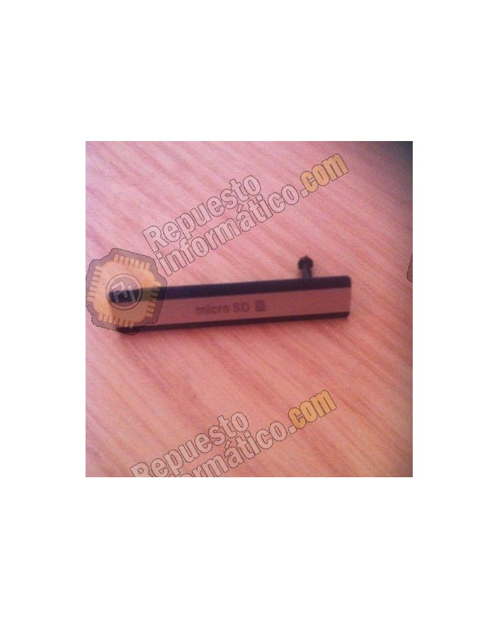 Tapa bandeja MicroSD para Sony Xperia Z2 (GRIS)