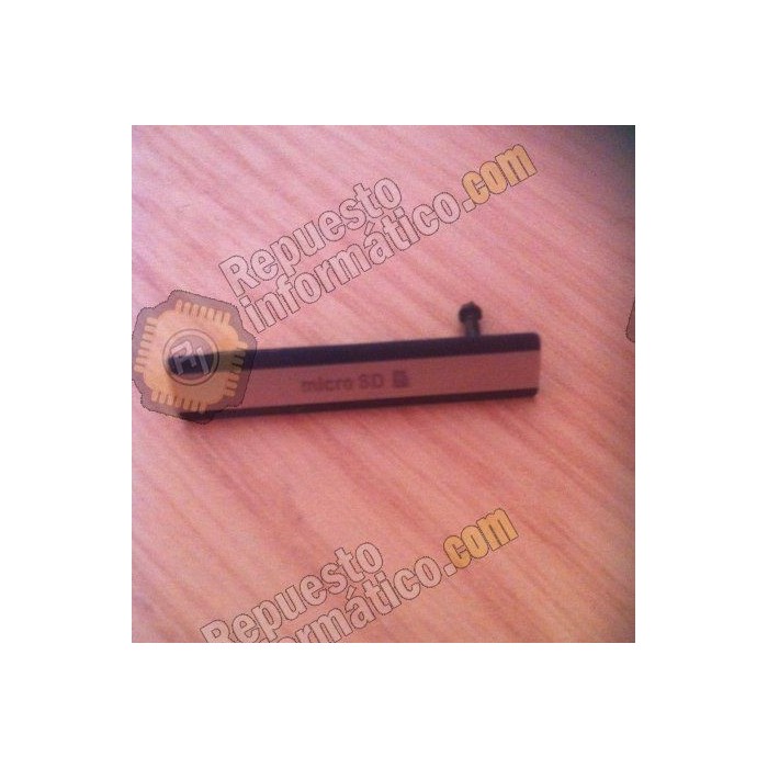 Tapa bandeja MicroSD para Sony Xperia Z2 (GRIS)