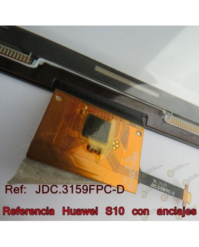 MediaPad s10-201 /231 tactil (S/MARCO) con anclajes