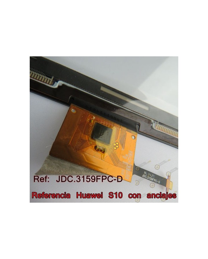 MediaPad s10-201 /231 tactil (S/MARCO) con anclajes