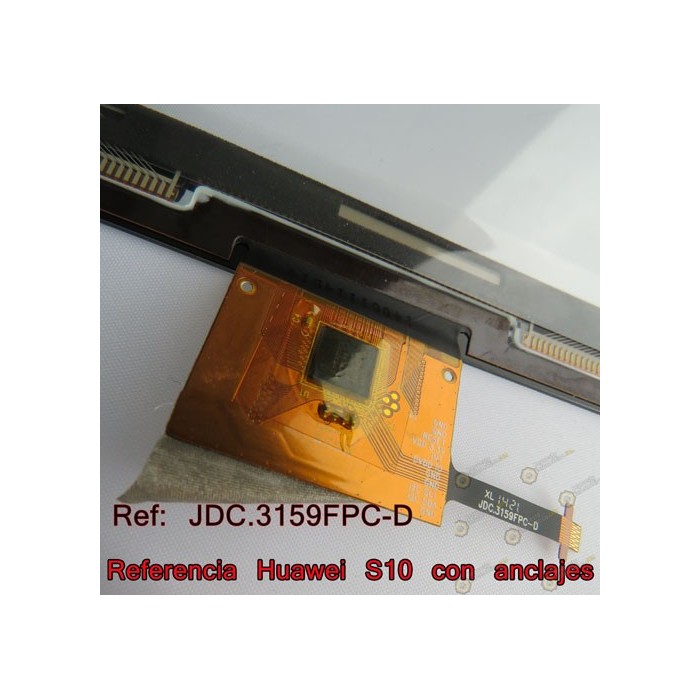 MediaPad s10-201 /231 tactil (S/MARCO) con anclajes