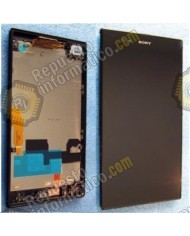 Pantalla Completa (LCD+TÃ¡ctil+Marco) para Xperia Z Ultra (Negra)