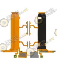 Flex con botones laterales de volumen y micrÃ³fono para Sony Xperia Z Ultra, XL39H, C6802, C6806, C6833, C6843