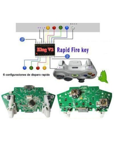 Xbox 360 Fat 360 King V2 ( Disparos rapidos XBOX360 )