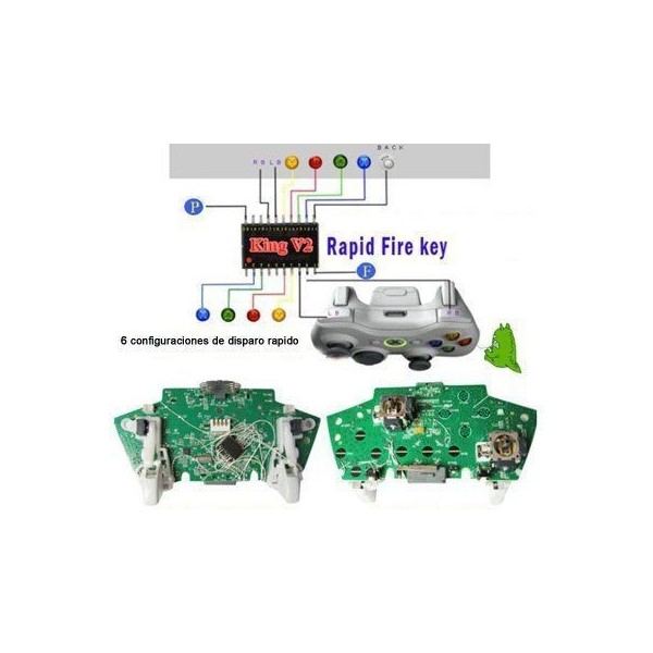 Xbox 360 Fat 360 King V2 ( Disparos rapidos XBOX360 )