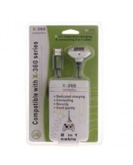 Carga y Juega 2 en 1 Xbox 360