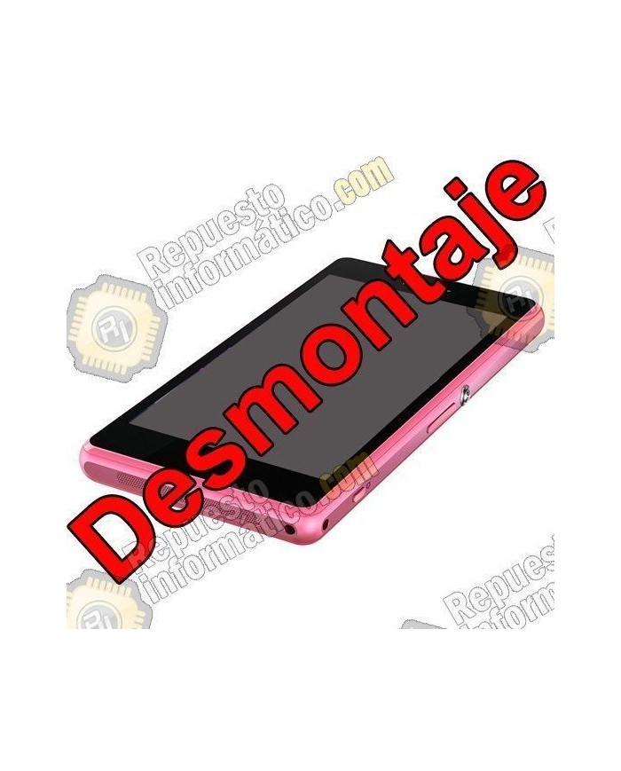 Pantalla (LCD+TACTIL+MARCO) Xperia Z1 Compact (DESMONTAJE) (ROSA)
