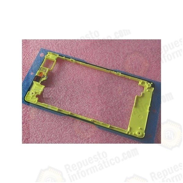 CARCASA INTERMEDIA flexible ORIGINAL Z1C COMPACT AMARILLA (Desmontaje)