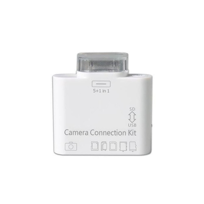 ADAPTADOR 5 EN 1 IPHONE 3GS/IPHONE4/IPAD/2