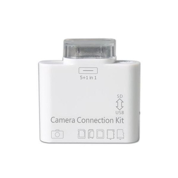 ADAPTADOR 5 EN 1 IPHONE 3GS/IPHONE4/IPAD/2