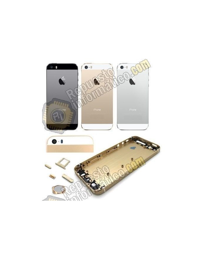 Chasis Pre-ensamblado (flex incluidos+soportes metalicos) para Iphone 5S (dorado)