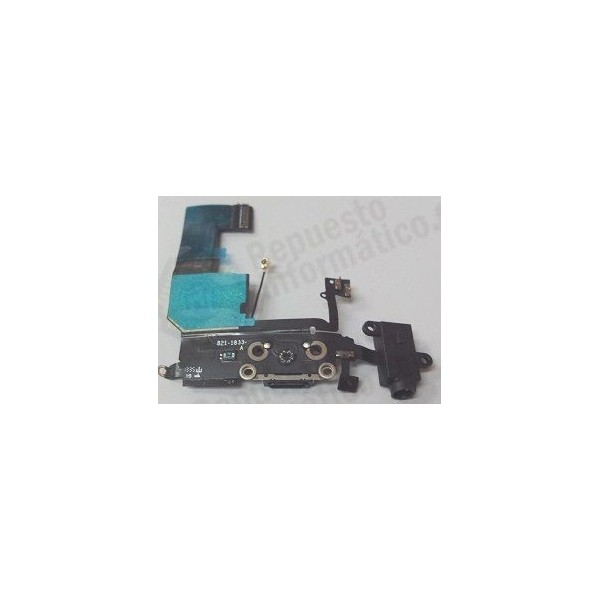 Flex Conector de carga +micrófono y  RF iphone 5C