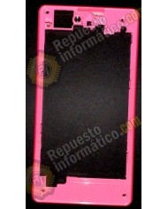 CARCASA INTERMEDIA flexible ORIGINAL Z1C COMPACT ROSA (Desmontaje)