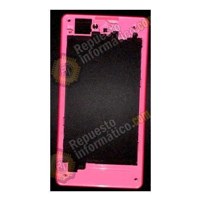 CARCASA INTERMEDIA flexible ORIGINAL Z1C COMPACT ROSA (Desmontaje)