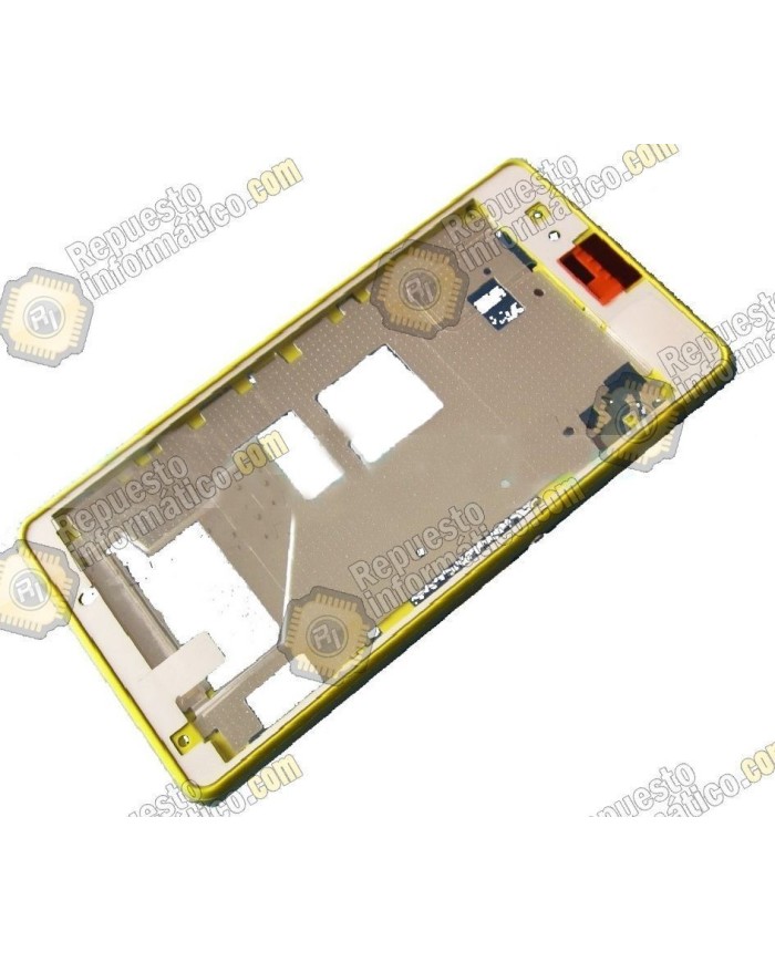 Marco frontal chasis amarillo XPERIA Z1 COMPACT (Desmontaje)