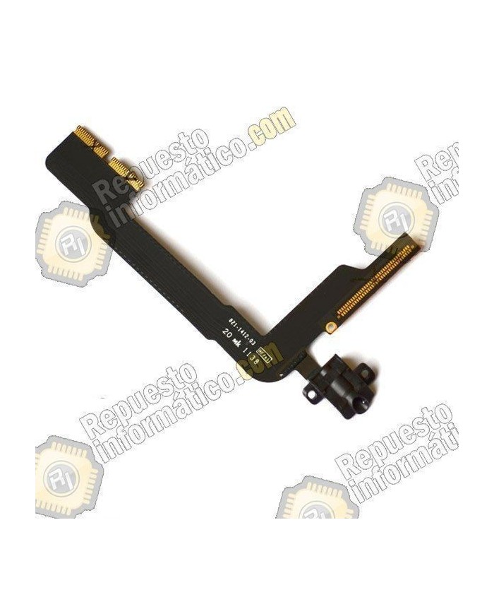 Cable flex con conector de auriculares a la PLACA negro para  IPad 3,  Ipad 4 (Wifi )