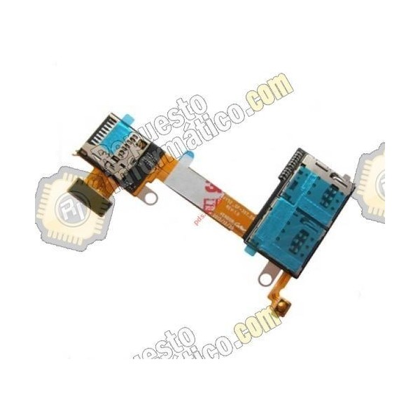 Flex SIM y memoria  micro SD para Sony Xperia M2 (DUAL) (DESMONTAJE)
