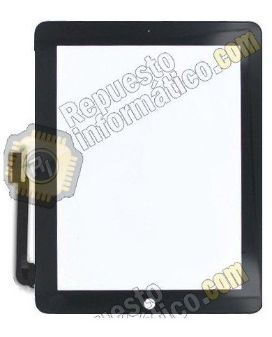 Tactil Ipad 4 Negro +boton home