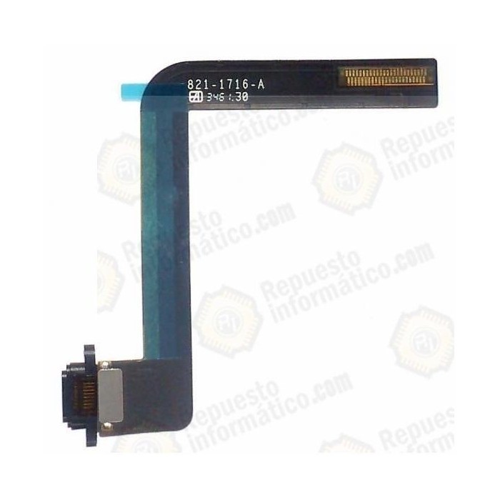 Flex Conector Dock Carga Original Ipad Air Black Negro