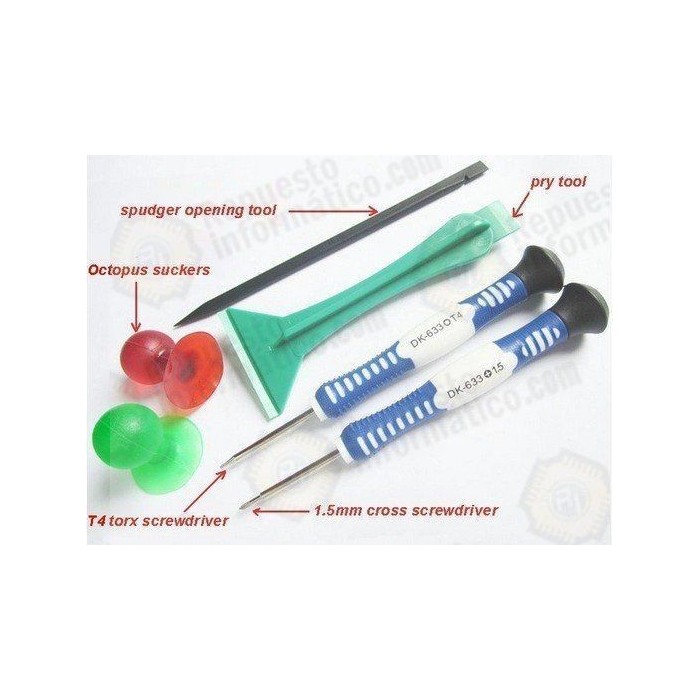 Kit herramientas pantallas best 598