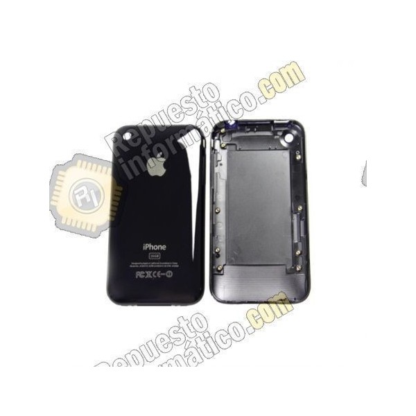 Tapa trasera - chasis   iPhone 3G  (negra) sin componentes