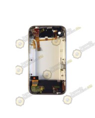 Tapa trasera - chasis iPhone 3G (negra) con componentes