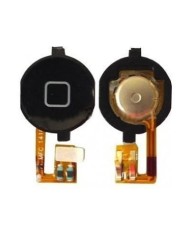 Boton Home + flex iphone 4 negro