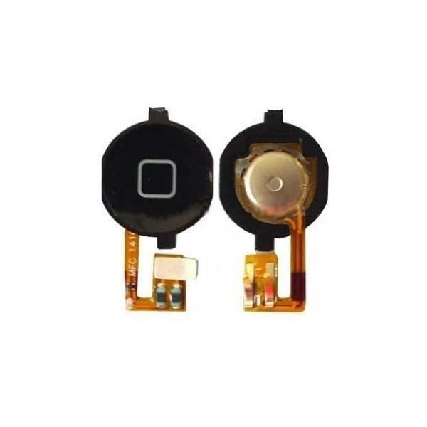 Boton Home + flex iphone 4 negro