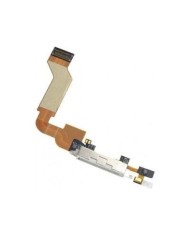 Flex de carga Conector Dock iPhone 4G Blanco