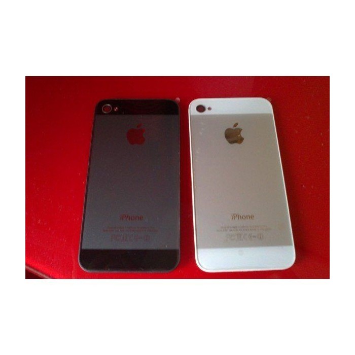TAPA TRASERA  iPHONE 4 CONVERSIÓN iPHONE 5 NEGRA