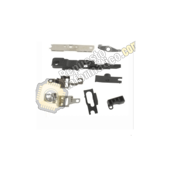 Ocho soportes metalicos internos del iPhone 4