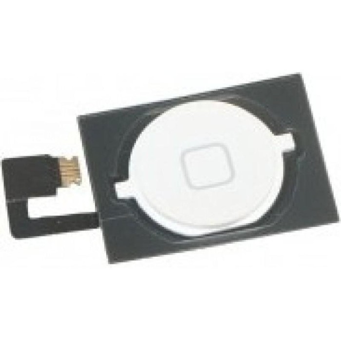 Botón menú blanco con flex para iPhone 4S