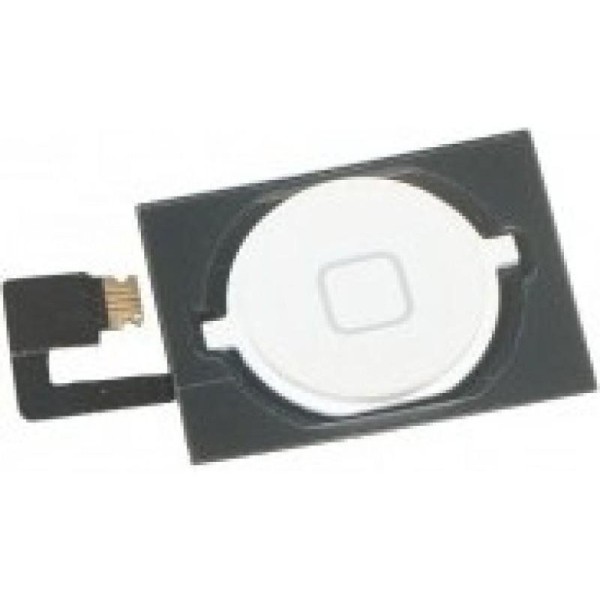 Botón menú blanco con flex para iPhone 4S