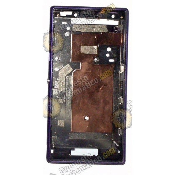 Chasis Xperia M2 Dual Violeta sin componentes (Desmontaje)