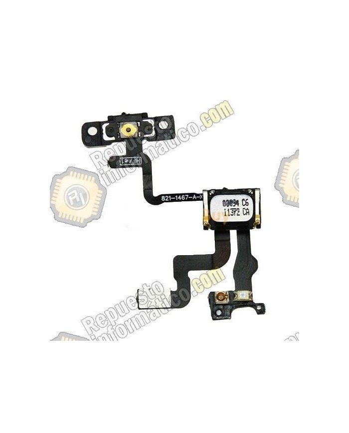 Flex de sensor + power + auricular iPhone 4S 