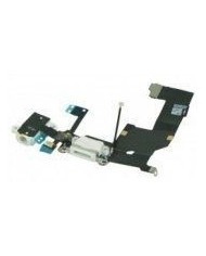 Conector Blanco Carga + Audio Flex iPhone 5