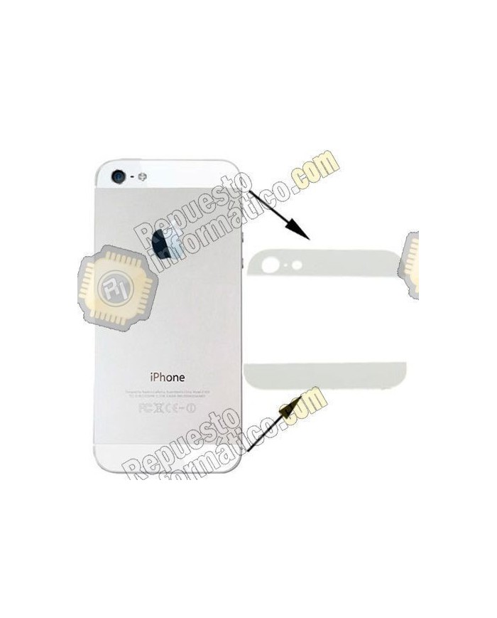 Carcasa embellecedor superior e inferior blanca iPhone 5