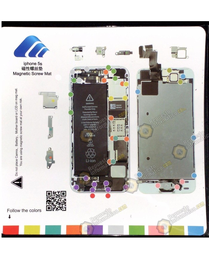 Alfombrilla de apoyo Imantada para iPhone 5S