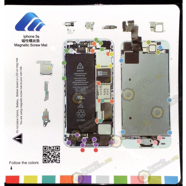 Alfombrilla de apoyo Imantada para iPhone 5S