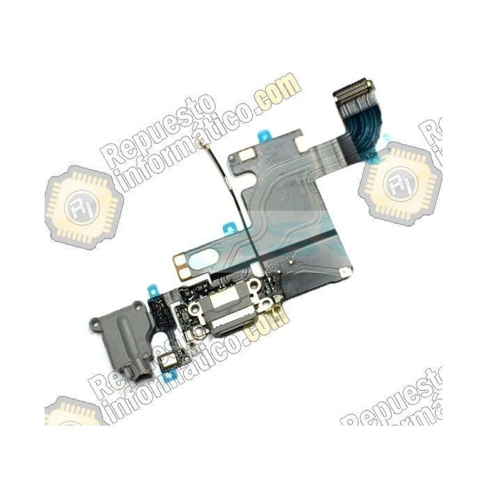 Flex Conector Carga + Micro Original Apple iPhone 6 (4.7") (GRIS)